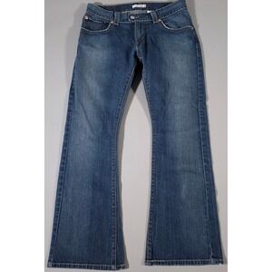 Levi's 542 Low Flare Jeans Womens 10M Blue Denim Y2K Low Rise Stretch